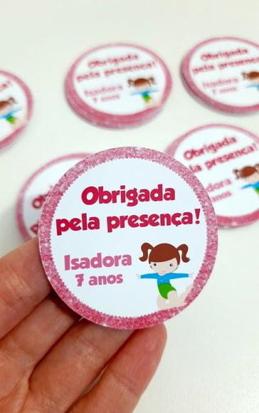 Adesivo 5 cm Ginástica Ritmica
