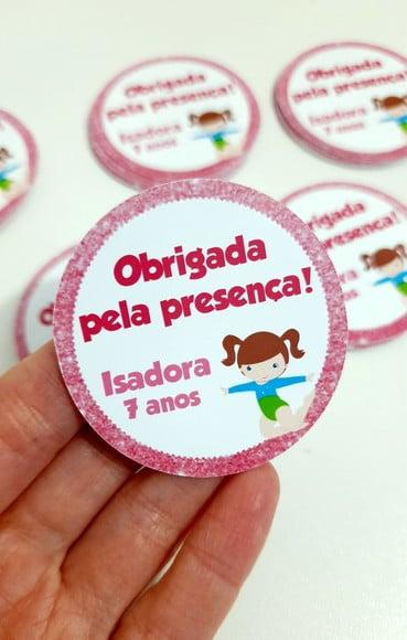Adesivo 5 cm Ginástica Ritmica