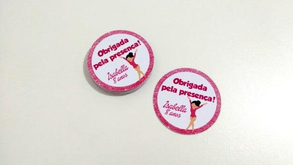 Adesivo 5 cm Ginástica Ritmica