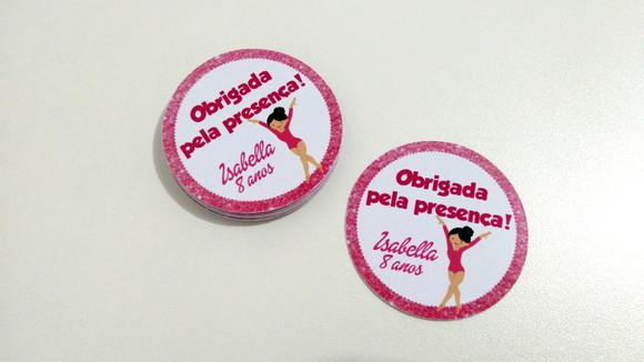 Adesivo 5 cm Ginástica Ritmica