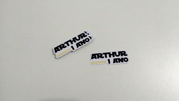 Adesivo Nome - Star Wars