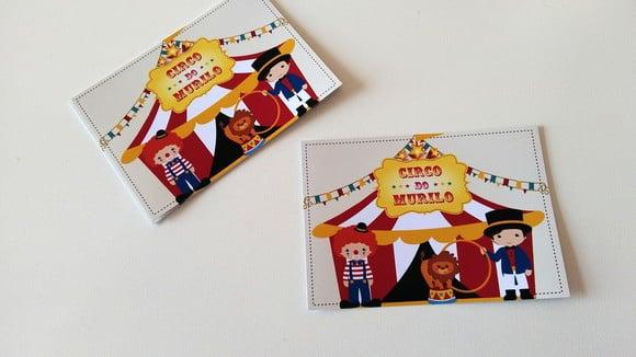 Adesivo para bolha de sabão - Circo