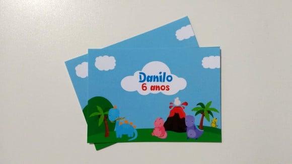 Adesivo para bolha de sabão - Dinossauro