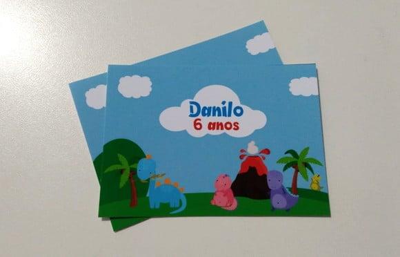 Adesivo para bolha de sabão - Dinossauro