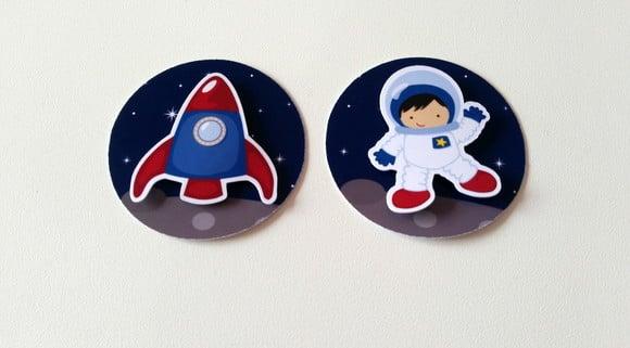 Aplique 3d - Astronauta