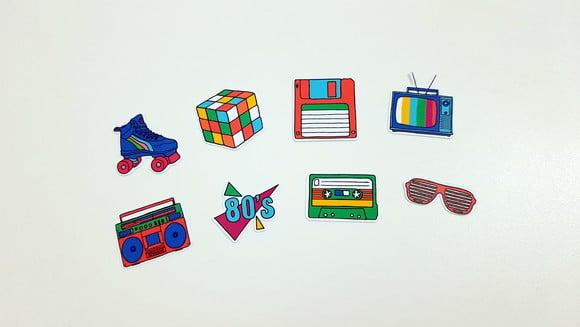Aplique Anos 80 - 7 cm