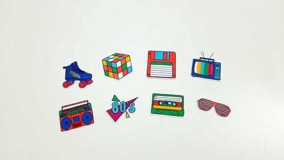 Aplique Anos 80- 5 cm
