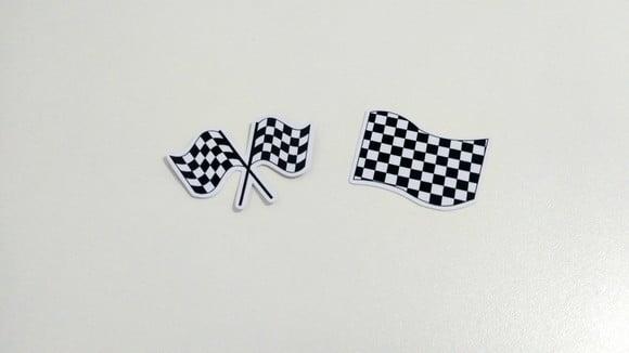 Aplique Bandeira Corrida 5 cm