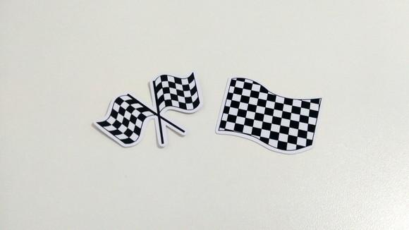 Aplique Bandeira Corrida 7 cm