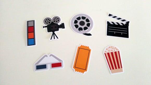 Aplique Cinema 5 cm
