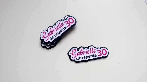 Aplique em camadas - De repente 30