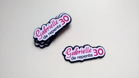 Aplique em camadas - De repente 30