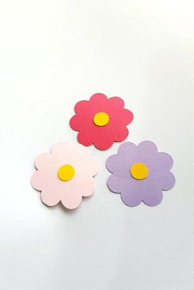 Aplique em Scrap Floral 5 cm