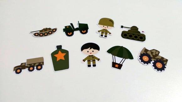 Aplique Exército 7 cm