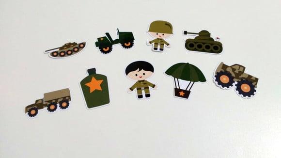 Aplique Exército 5 cm