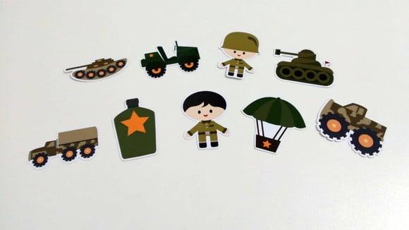 Aplique Exército 7 cm