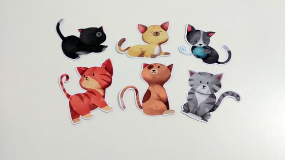 Aplique Gatinhos 7 cm