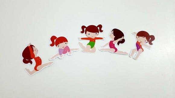 Aplique Ginástica Rítmica 7 cm