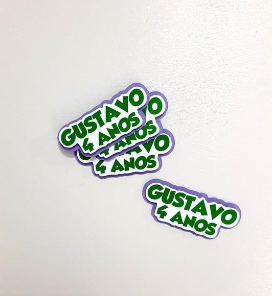 Aplique Nome em Camadas