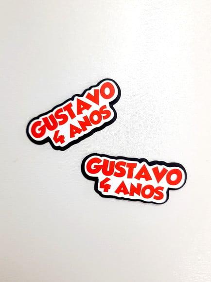 Aplique Nome em Camadas