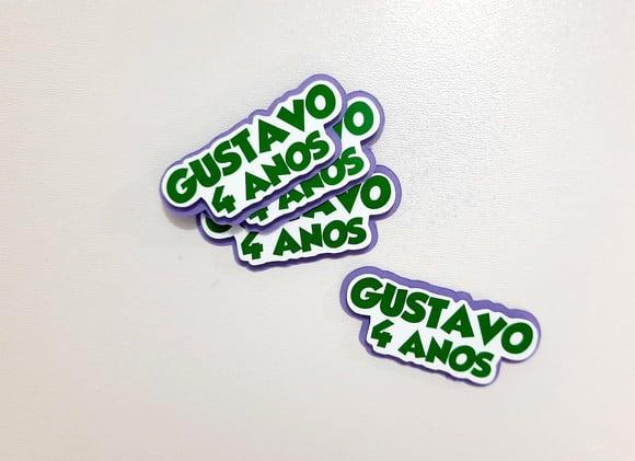 Aplique Nome em Camadas