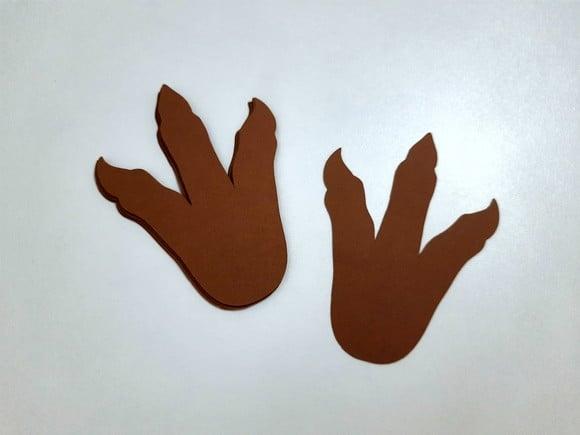 Aplique Pegada de Dinossauro
