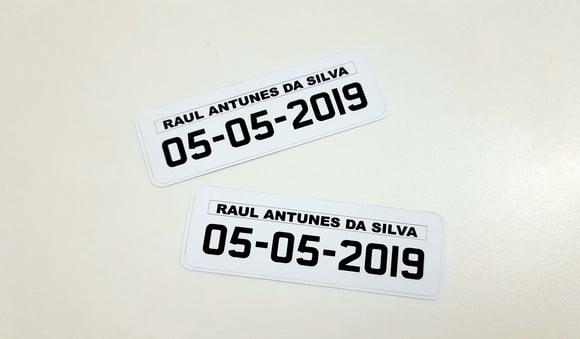 Aplique Placa De Carro
