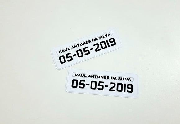 Aplique Placa De Carro