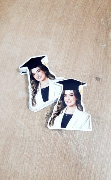 Aplique Rosto Personalizado com Capelo - Formatura