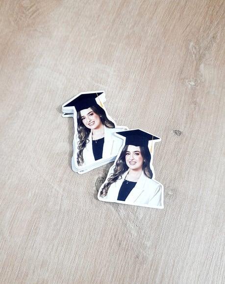 Aplique Rosto Personalizado com Capelo - Formatura