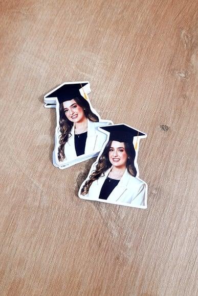 Aplique Rosto Personalizado com Capelo - Formatura