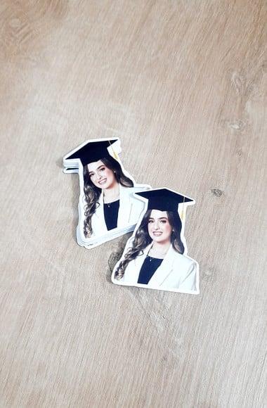 Aplique Rosto Personalizado com Capelo - Formatura