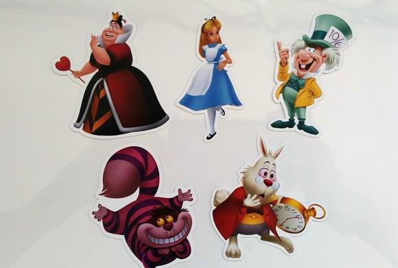 Apliques Alice no Pais das Maravilhas 7 cm