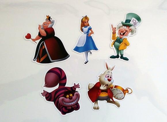 Apliques Alice no Pais das Maravilhas 7 cm