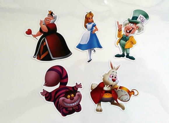Apliques Alice no Pais das Maravilhas 7 cm