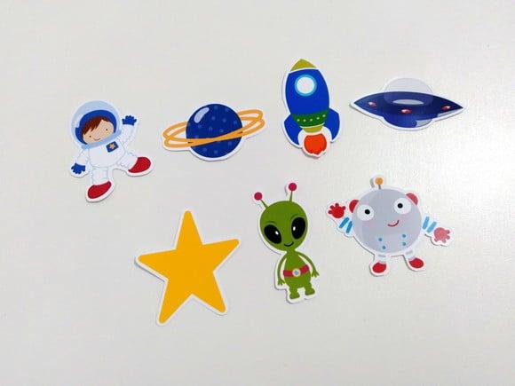 Apliques Astronauta 7 cm