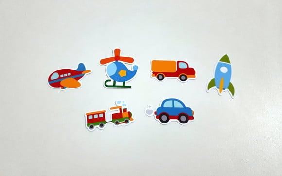 Apliques Meios de Transporte 7 cm