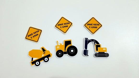 Apliques para Tubetes Construção