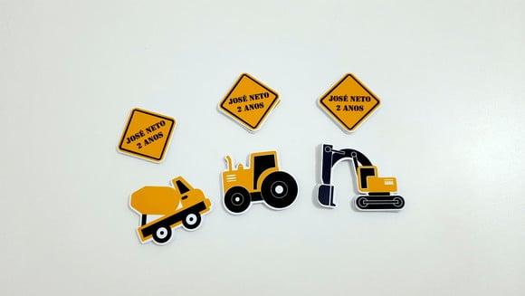 Apliques para Tubetes Construção