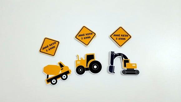 Apliques para Tubetes Construção