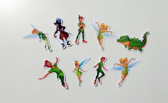 Apliques Peter Pan e Sininho