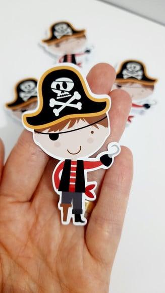 Apliques Pirata 7 cm
