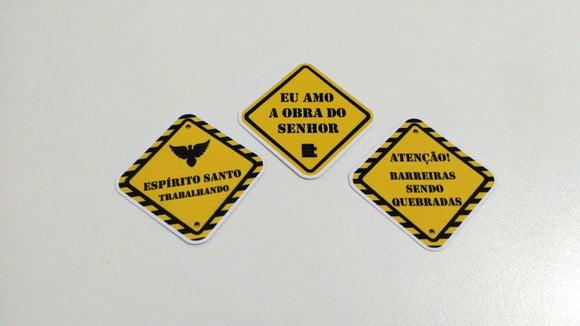 Apliques Placa Igreja 5 cm