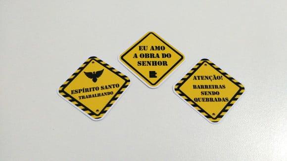 Apliques Placa Igreja 5 cm