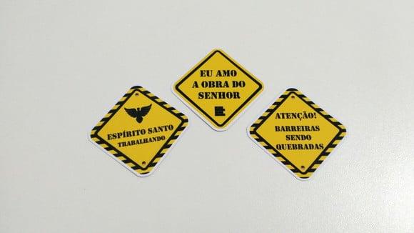 Apliques Placa Igreja 5 cm