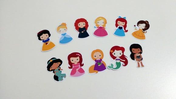 Apliques Princesas 7 cm