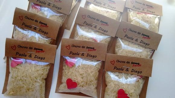 Arquivo de Corte com Arte - Chuva de Arroz (amor)