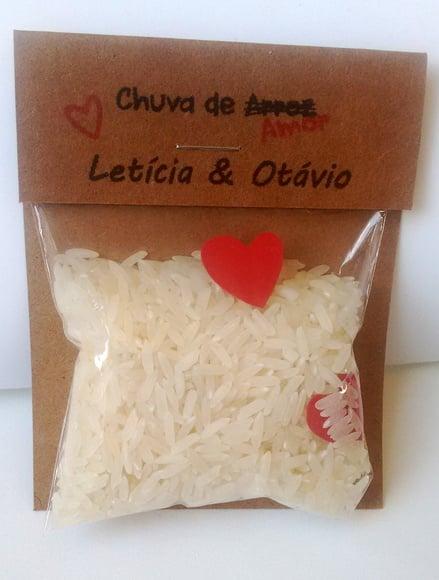 Arquivo de Corte com Arte - Chuva de Arroz (amor)