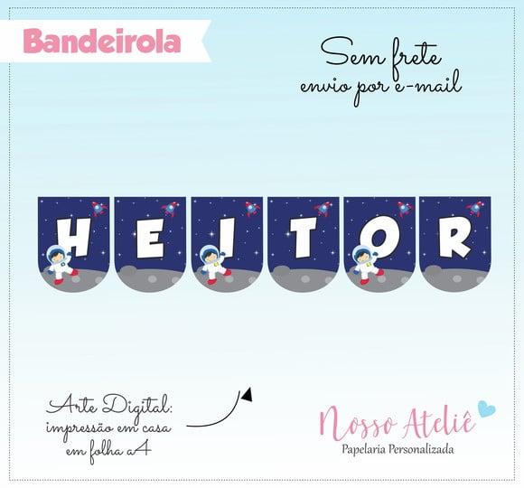 Bandeirola Digital - Astronauta
