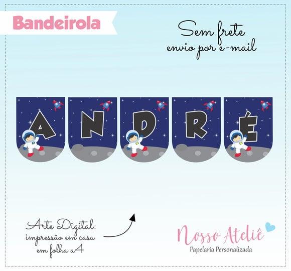 Bandeirola Digital - Astronauta